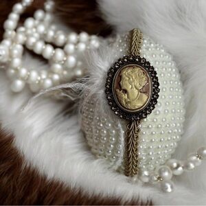 Cameo Easter Egg Pearl Gem| Handmade Easter Eggs|Birthday Gift | Vase Filler